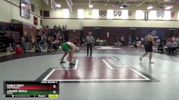 285 lbs Cons. Round 2 - Gable Eddy, Independence vs Ledger Nehls, Osage