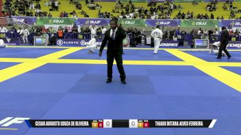 Thiago Botana Alves Ferreira vs Cesar Augusto Souza De Oliveira 2025 Brasileiro Jiu-Jitsu IBJJF