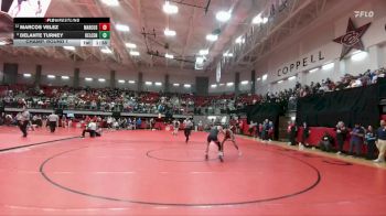144 lbs Champ. Round 1 - DeLante Turney, Keller Central vs Marcos Velez, Lewisville Marcus
