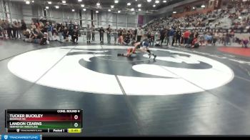 83 lbs Cons. Round 4 - Tucker Buckley, Bozeman WC vs Landon Cearns, Hermiston Wrestling