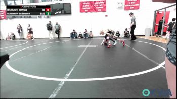80 lbs Quarterfinal - BRAXTON ELWELL, Tuttle Wrestling vs Matthew Lesher II, Mojo Grappling Academy