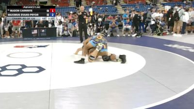 175 lbs Champ. Rd Of 128 - Mason Carnrite, California vs Maximus Evans-Pryor, Kansas