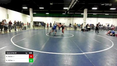 150 lbs Consi Of 64 #1 - Kraig Bolte, VA vs Klint Miller, PA