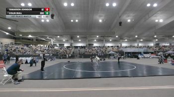 A 150 lbs 1st Place Match - Tamarion Johnson, Montgomery Central High School vs Colin Bull, Soddy Daisy High School