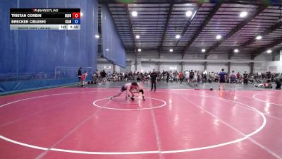 65 kg Rr Rnd 1 - Tristan Corbin, Bloomsburg vs Brecken Cieleski, Clarion