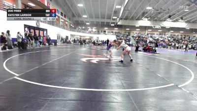 138 lbs Cons. Round 5 - Zoe Fries, Missouri Baptist University vs Kaylynn Lairson, Tarleton State