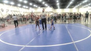 46 lbs Round Of 16 - Cain Yellowhair, Ganado WC vs Christian Garcia, SoCal Hammers