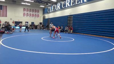 JV-20 lbs Round 1 - Austin Buckman, Independence vs Peyton Thede, Williamsburg