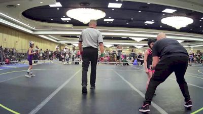 54 lbs Quarterfinal - Mika Abeel, Team Aggression vs Reed Saltenberger, Patriot Mat Club