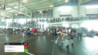 102 lbs Quarterfinal - Deagan Kinkade, Coachella Valley WC vs Uriah Holiday, Academy Of Wrestling