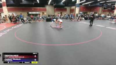 120 lbs Champ. Round 1 - Trenton Niece, Heart And Pride Wrestling Club vs Charlie Trujillo, 3F Wrestling