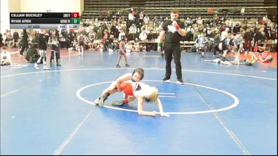 57 lbs Rr Rnd 7 - Cillian Buckley, Smitty's Barn Red - ESC vs Ryan Aten, SAVAGE Wrestling Academy - ESC