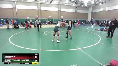 135 lbs Cons. Round 2 - Joanne Kim, La Canada vs EVOLET PALACIOS MORALES, Montclair