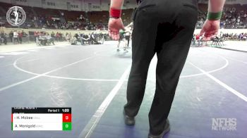 5A-215 lbs Champ. Round 1 - Hunter Mcbee, COLLINSVILLE vs Aiden Monigold, BISHOP MCGUINNESS