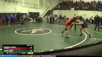 189 lbs Quarterfinal - Dana Hahn, Sylmar Charter vs Alexis Llamas, Elsinore