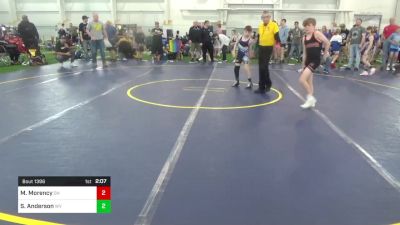 70-J lbs Round Of 32 - Macoy Morency, OH vs Slayten Anderson, WV