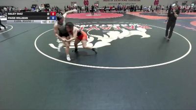 160 B Cons. Round 3 - Haley Diaz, Indiana Tech vs Paige Willman, Adrian College