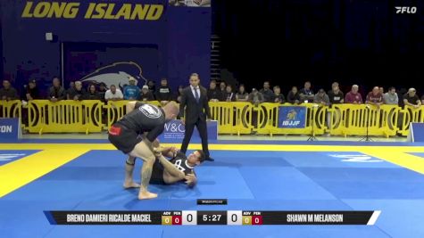Shawn M Melanson vs Breno Damieri Ricalde Maciel 2025 Pan IBJJF Jiu-Jitsu No-Gi Championship