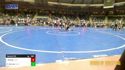 135 lbs Round Of 32 - Israel Borge, TEAM PRIDE ACADEMY vs Rasik Garvey, Hawkeye WC