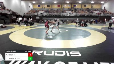 144 lbs Consi Of 16 #2 - Aydin Hodjat, Roxbury Latin vs Lawrence Layman IV, All Saints Episcopal