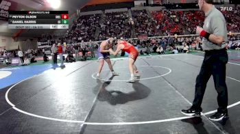 5A 215 lbs Cons. Round 3 - Daniel Harris, Century vs Peyton Olson, Shelley