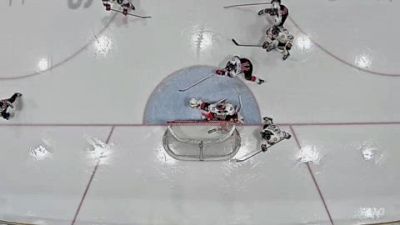 WEIRD GOAL: Egor Shilov's Shot Deflects Up And Over Goalie For His Second Of The Game