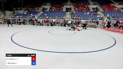 175 lbs Cons 64 #2 - Quinten Attebury, MO vs Isaac Reynoso, OR