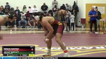 174 lbs Cons. Semi - Benicio Martinez, Sacramento City College vs Bryant Bartlett, Shasta College