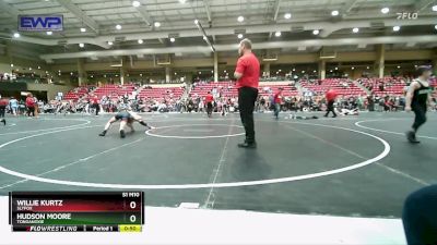 82 lbs Semifinal - Willie Kurtz, Slyfox vs Hudson Moore, Tonganoxie