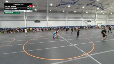 126 lbs Champ. Round 2 - Kolton Burns, Unattached vs Ayden Ledesma, Unattached