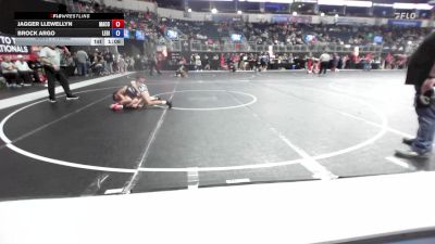 110 lbs Semifinal - Jagger Llewellyn, Macon vs Brock Argo, Legion Of Doom