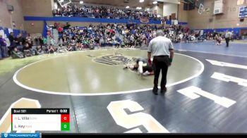 120lbs Cons. Round 2 - Lucy Villa, Evergreen (Vancouver) (Girls) vs Lily Key, Rainier