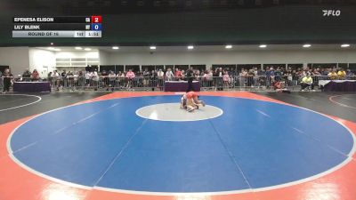124 lbs Round Of 16 - Epenesa Elison, CA vs Lily Blenk, NY