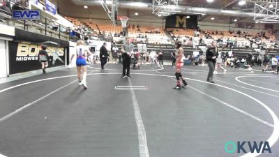 67 lbs Rr Rnd 5 - Taygan Hunke, Smith Wrestling Academy vs Bexley Leisinger, Choctaw Ironman Youth Wrestling