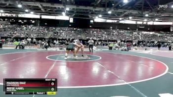 185 lbs Champ. Round 3 - Madison Diaz, San Clemente vs Reese Habel, Middleton