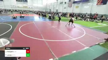 144 lbs Consolation - Jacoib Rodgers, Lions WC vs Talen Jones, Methods WC