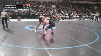 4A 165 lbs 1st Place Match - Cory Douglas, Aztec vs Todd Robinson, Kirtland Central