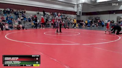 49-53 lbs Cons. Round 1 - Josiah Jester, Midwest Xtreme WA vs Carson Terrell, Bloomington South WC