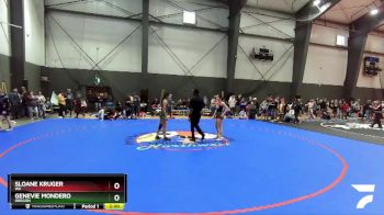 106 lbs Round 1 - Sloane Kruger, WA vs Genevie Mondero, Oregon
