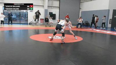 96 lbs Champ. Rd Of 16 - Statlyn Williams, Sublime Wrestling Academy vs Keagan Collins, Sanderson Wrestling Academy