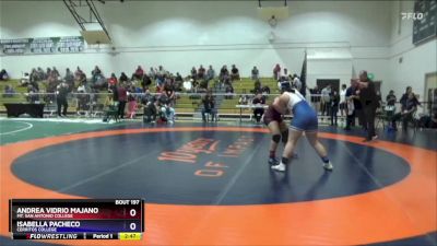 180 lbs Cons. Semi - Andrea Vidrio Majano, Mt. San Antonio College vs Isabella Pacheco, Cerritos College
