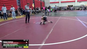 45 lbs Cons. Round 4 - Noah Thomas, Alexander City Youth Wrestling vs Brayden McConnell, Panther Wrestling Club