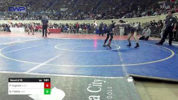 92 lbs Round Of 16 - Parker Ingram, Cleveland Public Schools vs Beckhem Fields, Stillwater