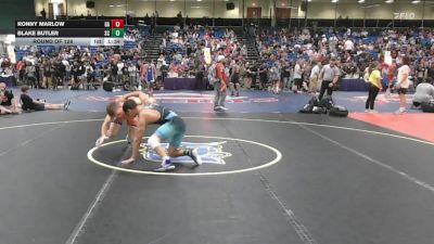 157 lbs Round Of 128 - Ronny Marlow, GA vs Blake Butler, SC