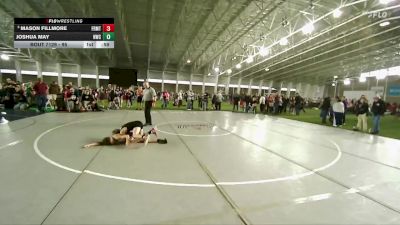 95 lbs Champ. Round 2 - Mason Fillmore, Agon Academy Wrestling vs Joshua May, Northside Wrestling Club