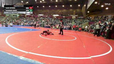 58 lbs Cons. Round 3 - Jack Myers, Honey Badger Wrestling Club vs Warner Grist, Benton Parks Youth Wrestling