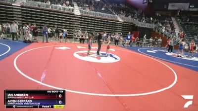 59 lbs 3rd Place Match - Ian Andreen, Douglas Wrestling Club vs Aicen Gerrard, Evanston Elite Wrestling Club