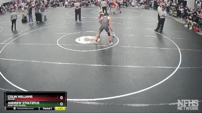 1A/2A 157 Semifinal - Colin Williams, Pelion vs Andrew Stoltzfus, Dixie High School