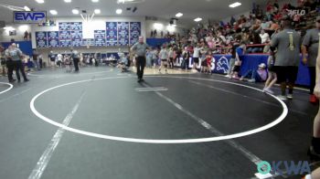 75-80 lbs Rr Rnd 2 - Layla Rummel, Harrah Little League Wrestling vs Paisleigh Carpenter, Midwest City Bombers Youth Wrestling Club