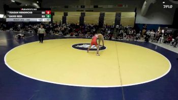 165 lbs Semifinal - Teagan Hendricks, Ohio Northern vs David Reid, Roanoke College